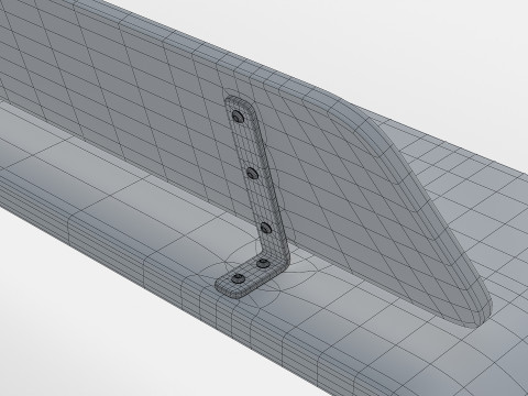 METALCO RIBBON BENCH COLLECTION Modello 3D