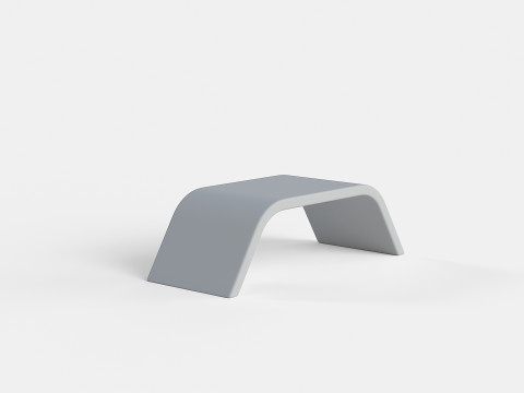 METALCO RIBBON BENCH COLLECTION Modello 3D
