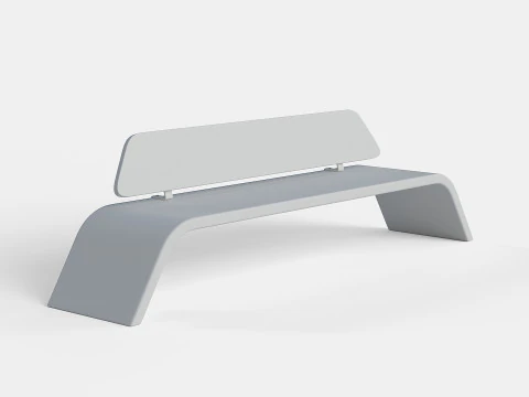 METALCO RIBBON BENCH COLLECTION 3D Model