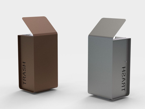 METALCO YES LITTER BIN COLLECTION 3Dモデル