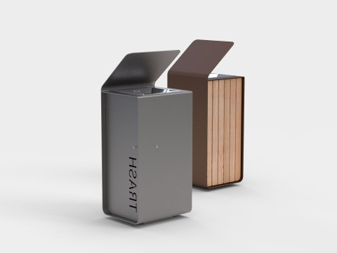 METALCO YES LITTER BIN COLLECTION 3Dモデル