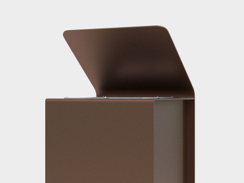 METALCO YES LITTER BIN COLLECTION 3Dモデル