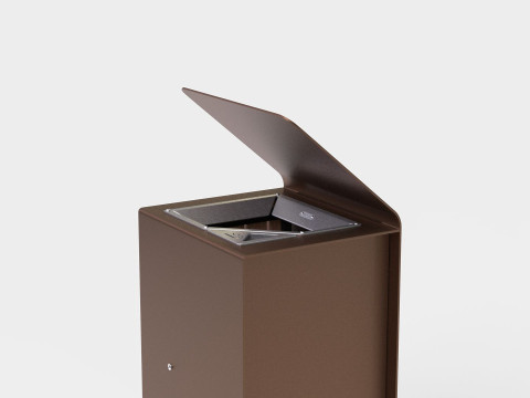 METALCO YES LITTER BIN COLLECTION 3Dモデル