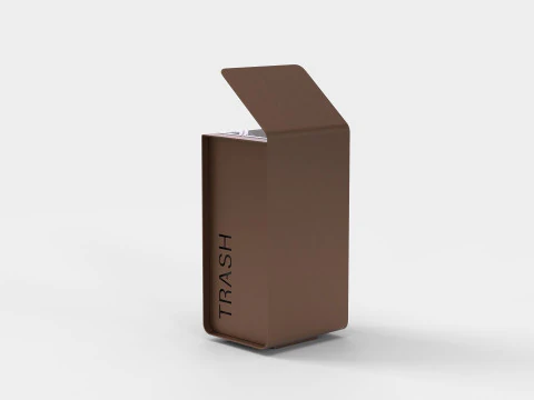 METALCO YES LITTER BIN COLLECTION 3D Model