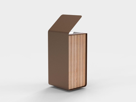 METALCO YES LITTER BIN COLLECTION 3Dモデル