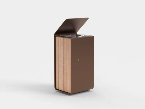 METALCO YES LITTER BIN COLLECTION 3D Model