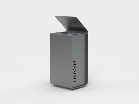 METALCO YES LITTER BIN COLLECTION 3Dモデル
