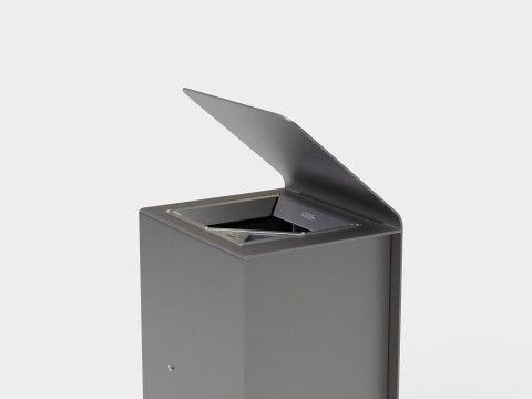 METALCO YES LITTER BIN COLLECTION 3Dモデル