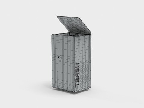 METALCO YES LITTER BIN COLLECTION 3Dモデル