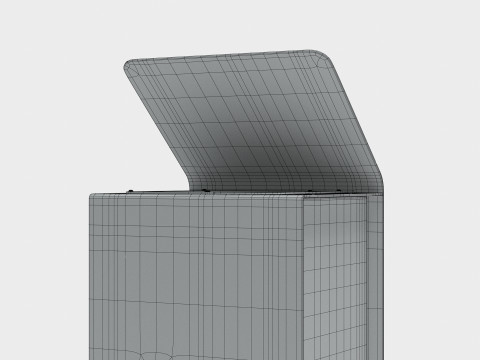 METALCO YES LITTER BIN COLLECTION 3Dモデル