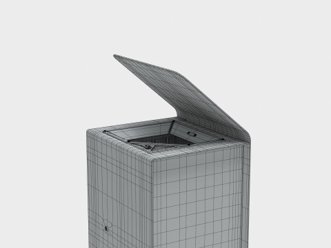 METALCO YES LITTER BIN COLLECTION 3Dモデル