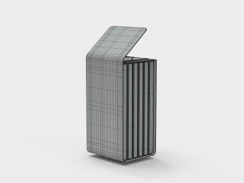 METALCO YES LITTER BIN COLLECTION 3D Model