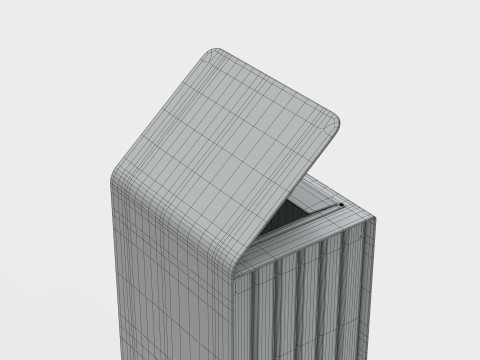 METALCO YES LITTER BIN COLLECTION 3Dモデル