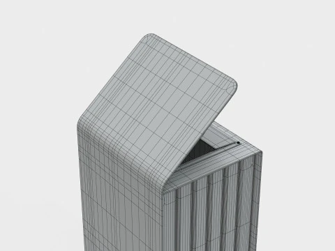 METALCO YES LITTER BIN COLLECTION 3D Model