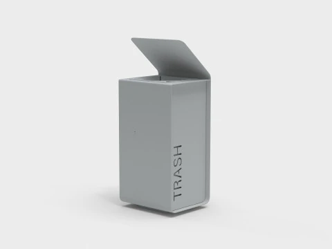 METALCO YES LITTER BIN COLLECTION 3D Model