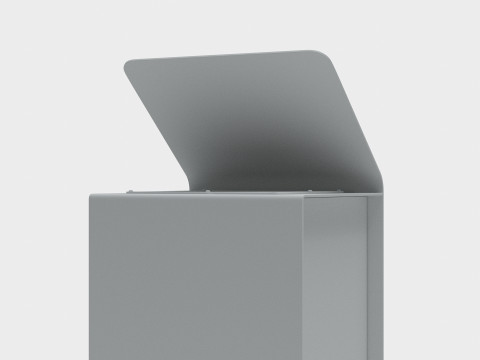 METALCO YES LITTER BIN COLLECTION 3Dモデル