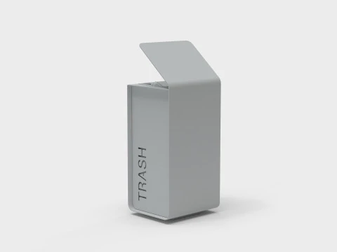METALCO YES LITTER BIN COLLECTION 3D Model