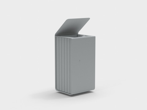 METALCO YES LITTER BIN COLLECTION 3Dモデル