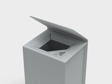 METALCO YES LITTER BIN COLLECTION 3Dモデル