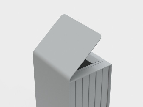 METALCO YES LITTER BIN COLLECTION 3Dモデル