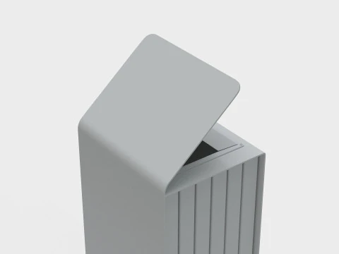 METALCO YES LITTER BIN COLLECTION 3D Model