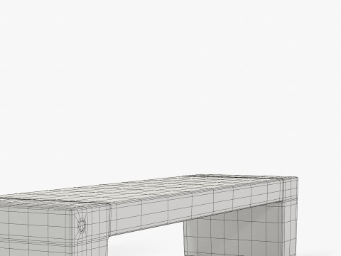 METALCO SARAH BENCHES COLLECTION 3Dモデル