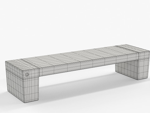 METALCO SARAH BENCHES COLLECTION 3Dモデル