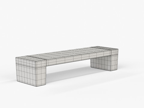 METALCO SARAH BENCHES COLLECTION 3Dモデル