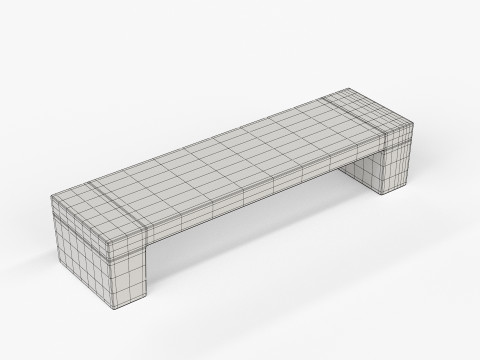 METALCO SARAH BENCHES COLLECTION 3Dモデル