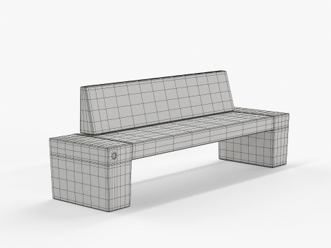 METALCO SARAH BENCHES COLLECTION 3Dモデル