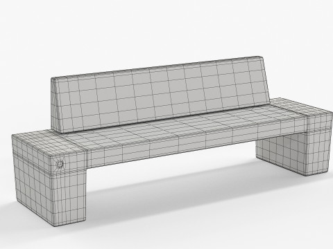 METALCO SARAH BENCHES COLLECTION 3Dモデル