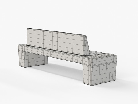METALCO SARAH BENCHES COLLECTION 3Dモデル