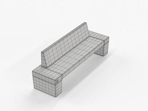 METALCO SARAH BENCHES COLLECTION 3Dモデル