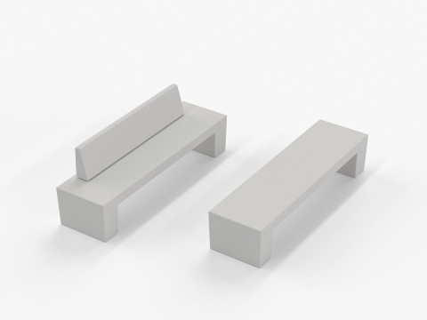 METALCO SARAH BENCHES COLLECTION 3Dモデル