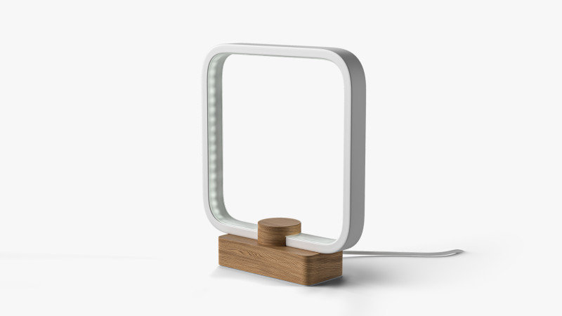 MINIMALIST LED WOOD TABLE LAMP Model 3D .c4d .max .obj .3ds .fbx .stl .blend