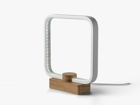 MINIMALIST LED WOOD TABLE LAMP 3D Model