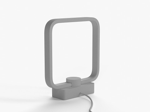 MINIMALIST LED WOOD TABLE LAMP Model 3D