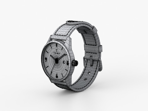 TRIWA HU39D SLATE WATCH 3D मॉडल
