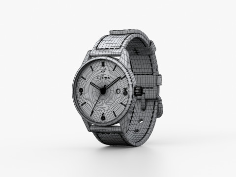 TRIWA HU39D SLATE WATCH 3D मॉडल