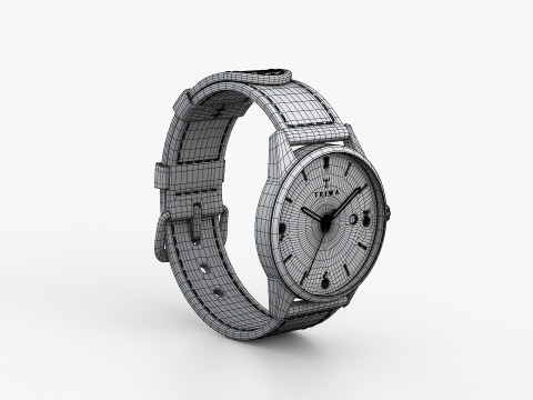 TRIWA HU39D SLATE WATCH 3D मॉडल