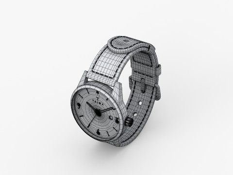 TRIWA HU39D SLATE WATCH 3D मॉडल