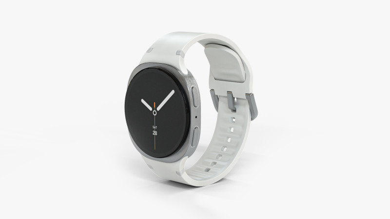 SAMSUNG GALAXY WATCH8 44MM 3D 模型 .c4d .max .obj .3ds .fbx .stl .blend 