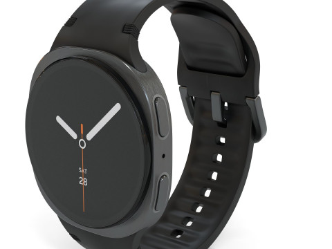 SAMSUNG GALAXY WATCH8 44MM 3D 模型