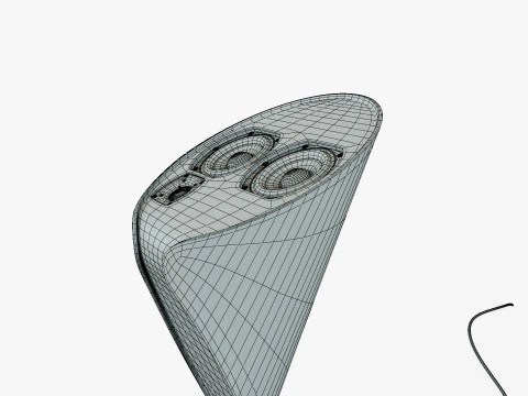 DAVONE MEANDER STAND SPEAKER 3D Model