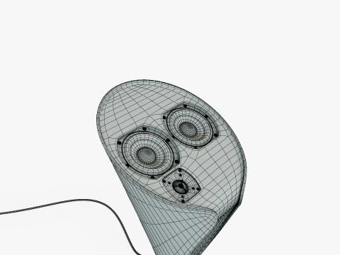 DAVONE MEANDER STAND SPEAKER 3D Model
