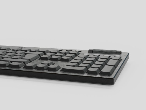 RAZER BLACKWIDOW V4 LOW PROFILE HYPERSPEED KEYBOARD Modèle 3D