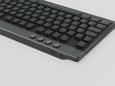RAZER BLACKWIDOW V4 LOW PROFILE HYPERSPEED KEYBOARD Modèle 3D