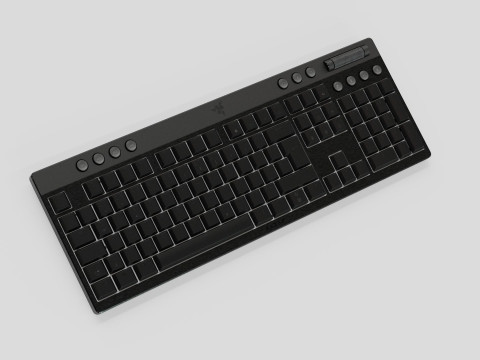 RAZER BLACKWIDOW V4 LOW PROFILE HYPERSPEED KEYBOARD Modèle 3D