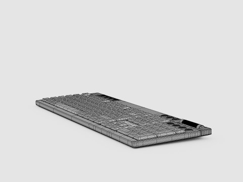 RAZER BLACKWIDOW V4 LOW PROFILE HYPERSPEED KEYBOARD Modèle 3D