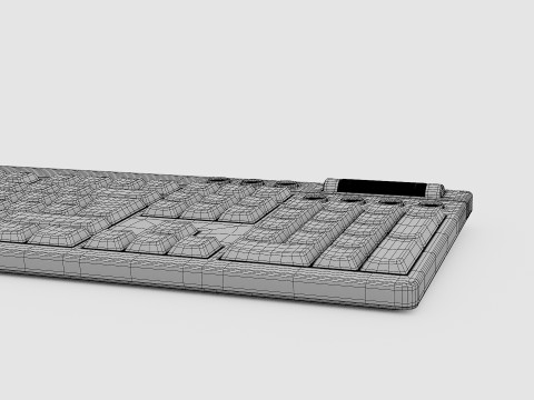 RAZER BLACKWIDOW V4 LOW PROFILE HYPERSPEED KEYBOARD Modèle 3D